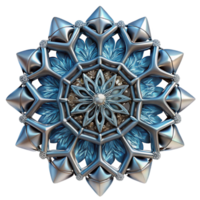 beautiful minimalist Complex Fractal Pattern Star-like Design professional png