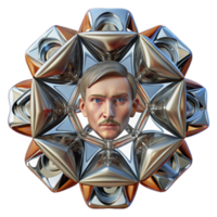 beautiful contemporary A Kaleidoscope of Fractured Mirrors Refl original png