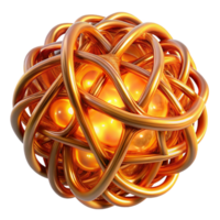 dramatic modern A Web of Interconnected Glowing Filaments authentic png