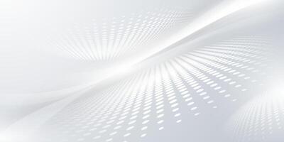 Abstract white background with dots vector