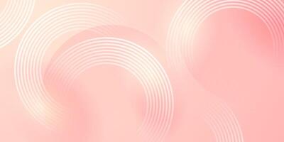 Abstract pink background with wavy lines vector