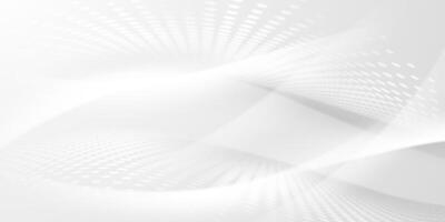 Abstract white background with waves vector