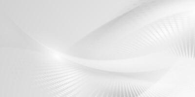 Abstract white background with a wavy pattern vector