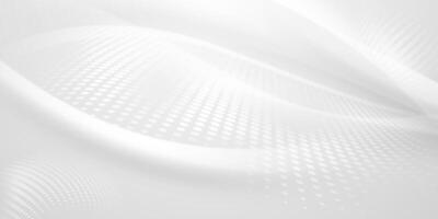 Abstract white background with dots vector