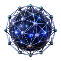 dramatic minimalist Glowing Network of Lines detailed png