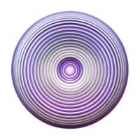 serene vintage A Mesmerizing Pattern of Concentric Cir high quality png