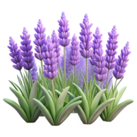 extraordinary minimalist A Field of Lavender Flowers Swaying in Th authentic png