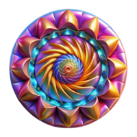 dramatic rustic A Kaleidoscope of Swirling Colors and Geo premium png