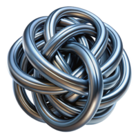 impressive minimalist A Labyrinth of Intertwining Metallic Wire high quality png