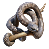 extraordinary modern A Slithering Snake Coiled Around a Branch genuine png