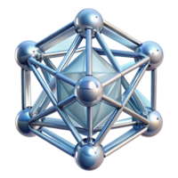 serene abstract A Network of Interconnected Crystalline S genuine png