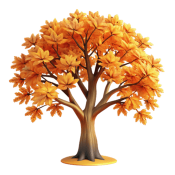 deslumbrante criativo uma majestoso carvalho árvore com extenso branche Alto resolução png