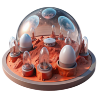 dramatic rustic A Futuristic City Built Within a Giant Cr detailed png