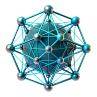 wonderful artistic A Network of Glowing Lines Forming a Com original png