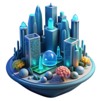 dramatic vintage A Futuristic City Built on the Ocean Floo high quality png