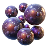magnificent contemporary A Field of Floating Orbs Each Containing high resolution png