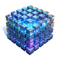extraordinary minimalist A Field of Shimmering Holographic Pixels high resolution png