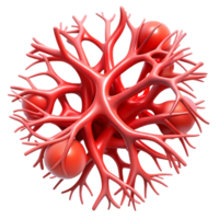 dramatic contemporary Intricate Network of Pulsating Veins genuine png