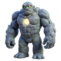 stunning modern A Colossal Golem Made of Ancient Stone Dr premium png
