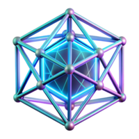 vibrant classic A Network of Interconnected Glowing Li high quality png