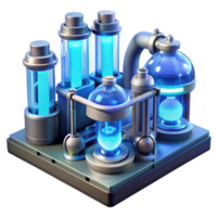 stunning rustic A Crystal Clear Futuristic Laboratory original png