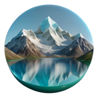 stunning contemporary A Majestic Snow Capped Mountain Range Ref authentic png