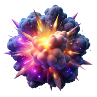 impressive abstract A Cosmic Explosion of Stardust and Nebu 4K png