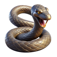 magnificent classic A Coiled Rattlesnake Poised to Strike It authentic png