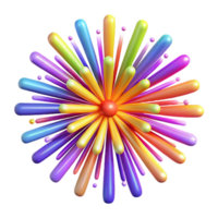 serene modern An Explosion of Colorful Particles Resem authentic png