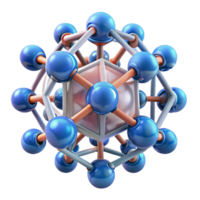 dramatic abstract A Group of Nanobots Assembling a Complex S original png