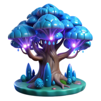 beautiful rustic A Giant Bioluminescent Tree Acting As A high resolution png