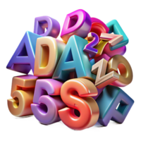 magnificent classic A Chaotic Jumble of Letters and Numbers S high resolution png
