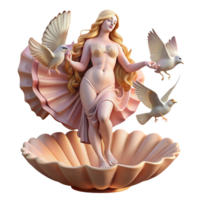 wonderful abstract Aphrodite Rising from a Giant high resolution png