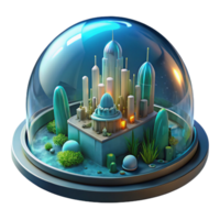 wonderful artistic A Futuristic City Built on the Ocean Flo original png