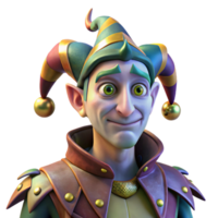 extraordinary contemporary Portrait of a Jester with a Melancholic exclusive png