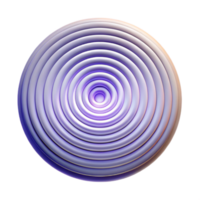 vibrant artistic A Mesmerizing Pattern of Concentric Cir genuine png