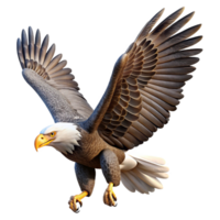 stunning abstract A Majestic Bald Eagle Soaring Through The high resolution png