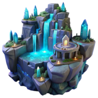 elegant rustic An Alien City Built Into the Side of a C high quality png