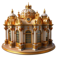 elegant abstract An Ornate Baroque Palace Gold and Marble high resolution png