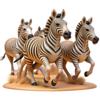 vibrant rustic A Herd of Zebras Running Across the Sava genuine png