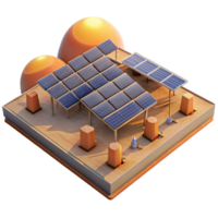 wonderful vintage A Solar Panel Farm Stretching Across a Va high resolution png
