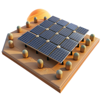 wonderful modern A Solar Panel Farm Stretching Across a Va original png