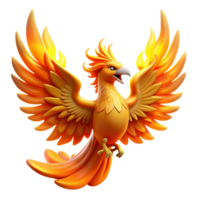 magnificent creative A Majestic Phoenix Rising from the Ashes genuine png