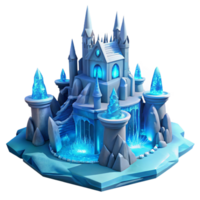 elegant abstract Intricate Ice Palace Sculptures original png