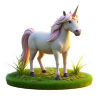 vibrant abstract A Serene Unicorn Grazing in a Meadow Bat authentic png