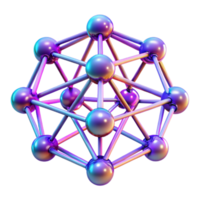 beautiful vintage A Network of Interconnected Nodes Pulsat premium png