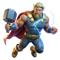 beautiful classic A Powerful Thor Summoning Lightning Wit png