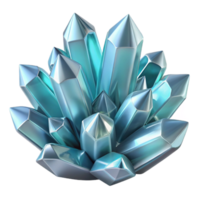 serene rustic A Cluster of Translucent Crystalline Fo high quality png