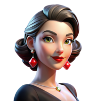 serene rustic Portrait of a Glamorous Hollywood Actress exclusive png
