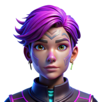 extraordinary abstract Portrait of a Nonbinary Person exclusive png
